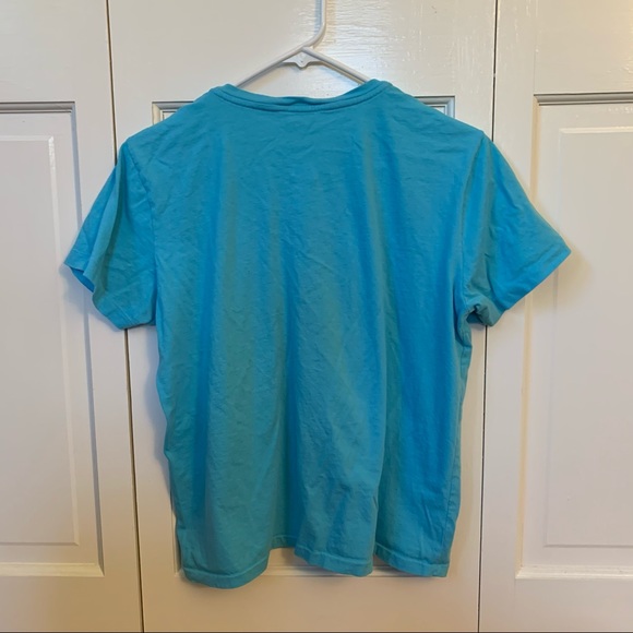 Like New XL Women’s Ralph Lauren Turquoise V Neck - Picture 6 of 7